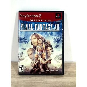 Final Fantasy XII Greatest Hits PS2 Game Square Enix Complete Tested CIB RPG